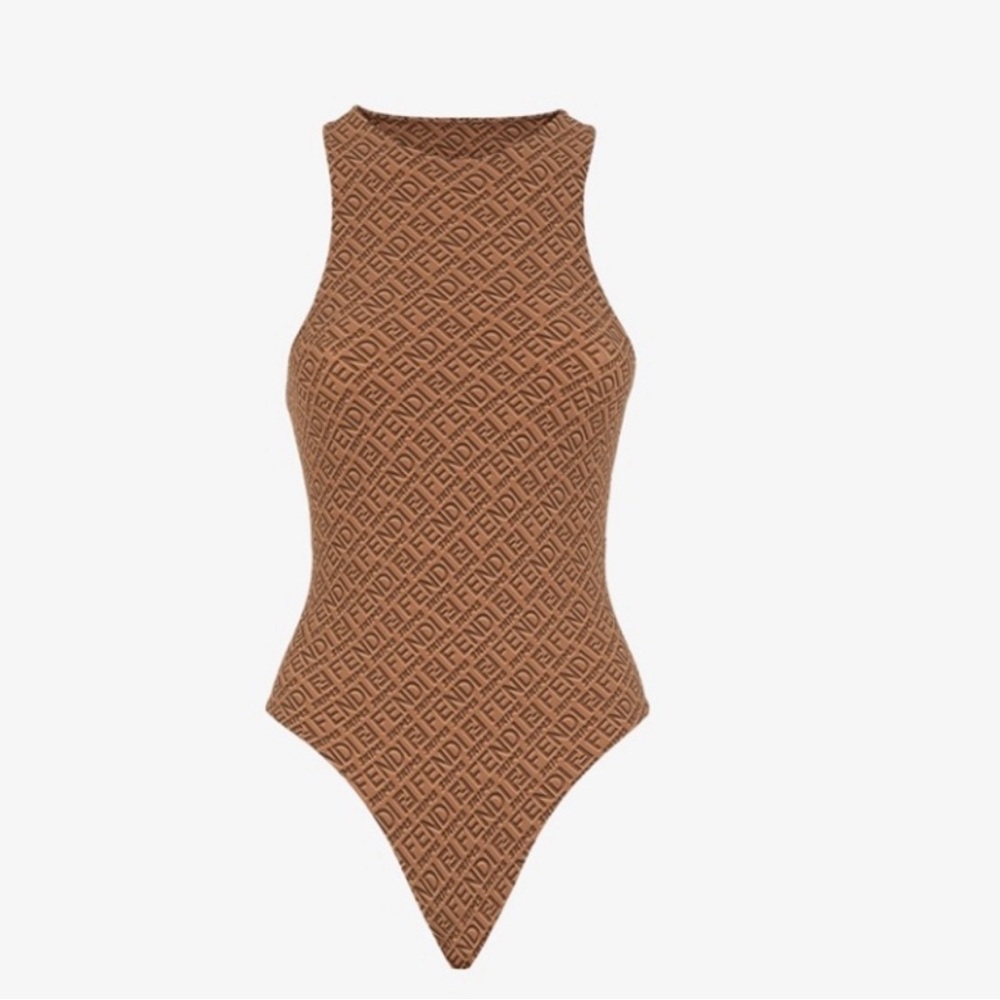 FENDI x SKIMS - HIGH NECK BODY SUIT